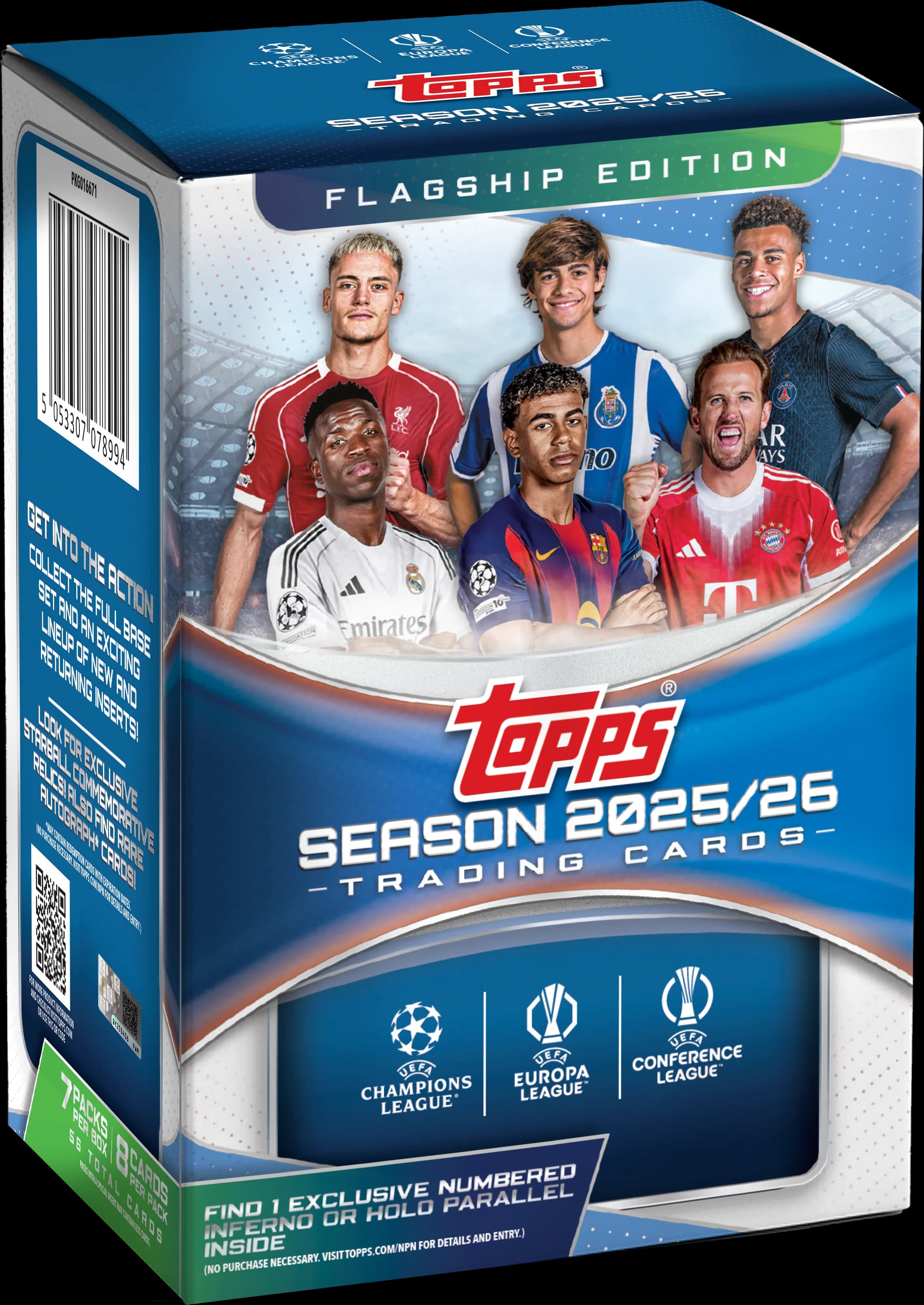 Topps UEFA Club Competitions 2025/26 Value Box — 1