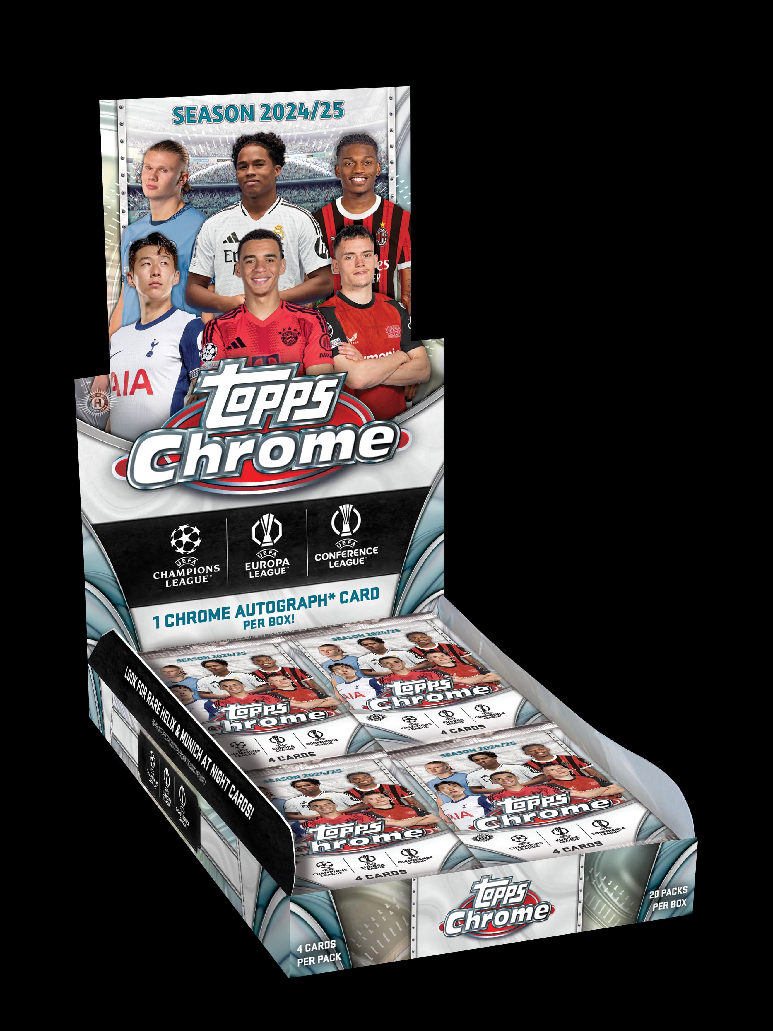 Topps Chrome UEFA Club Competitions 2024-25 - Hobby Box — 1